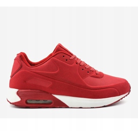 Red men's sports shoes A390-9 2