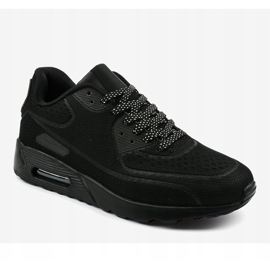 Black sports men's shoes 5586-2 1