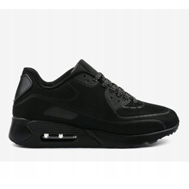 Black sports men's shoes 5586-2 2