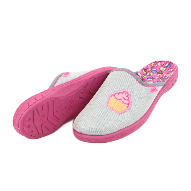 Befado colored children's shoes 707Y407 pink grey 4