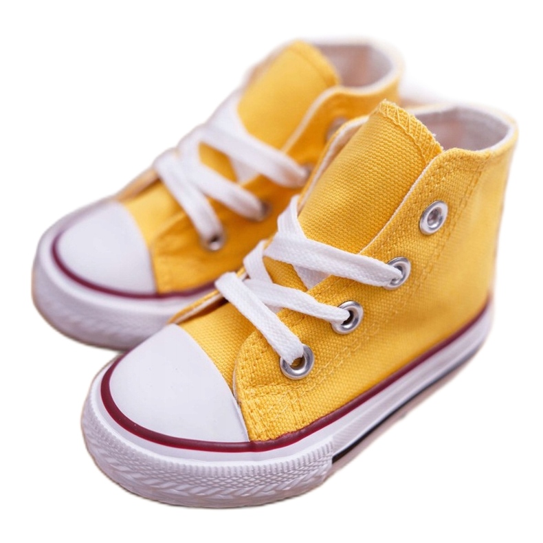 Classic high -yellow children's sneakers 3 Classic high -yellow children's sneakers 3