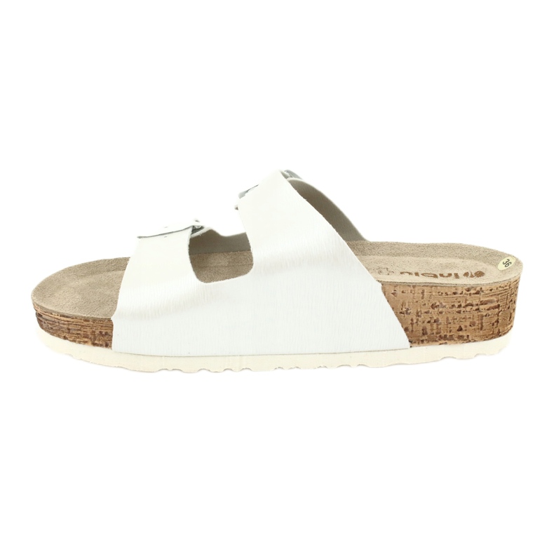Women's slippers white pearl Inblu NM019 multicolored 1