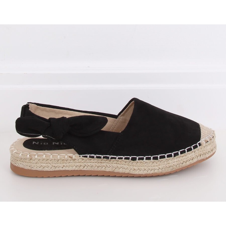 Black women's espadrilles 3016 Black 1