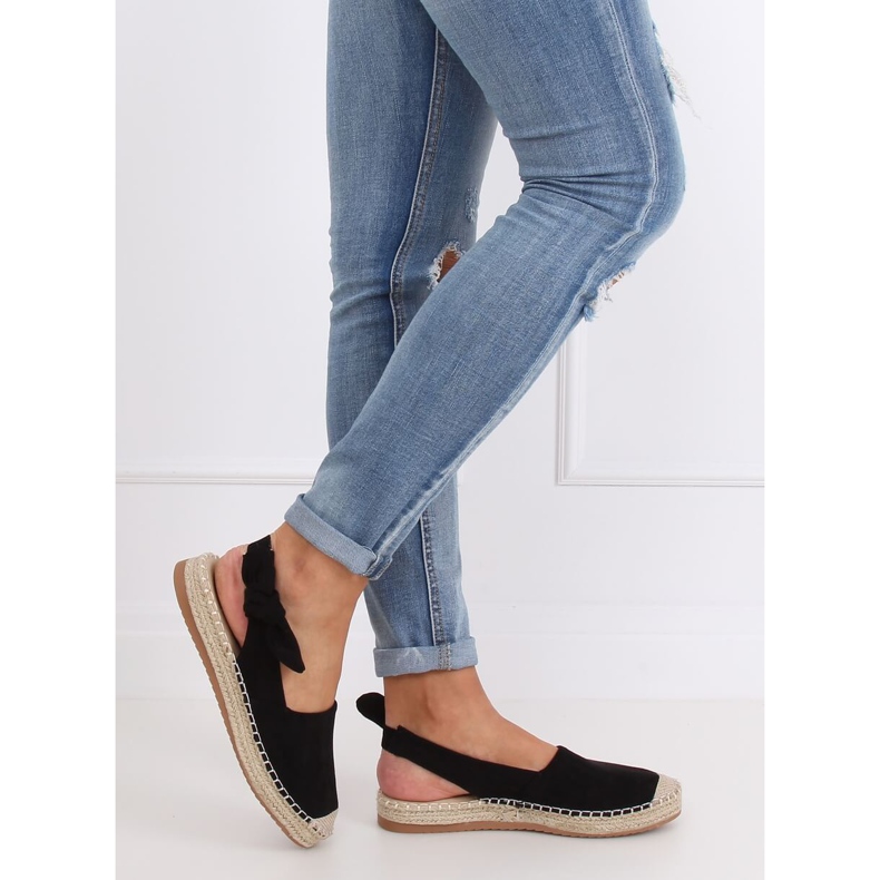 Black women's espadrilles 3016 Black 2