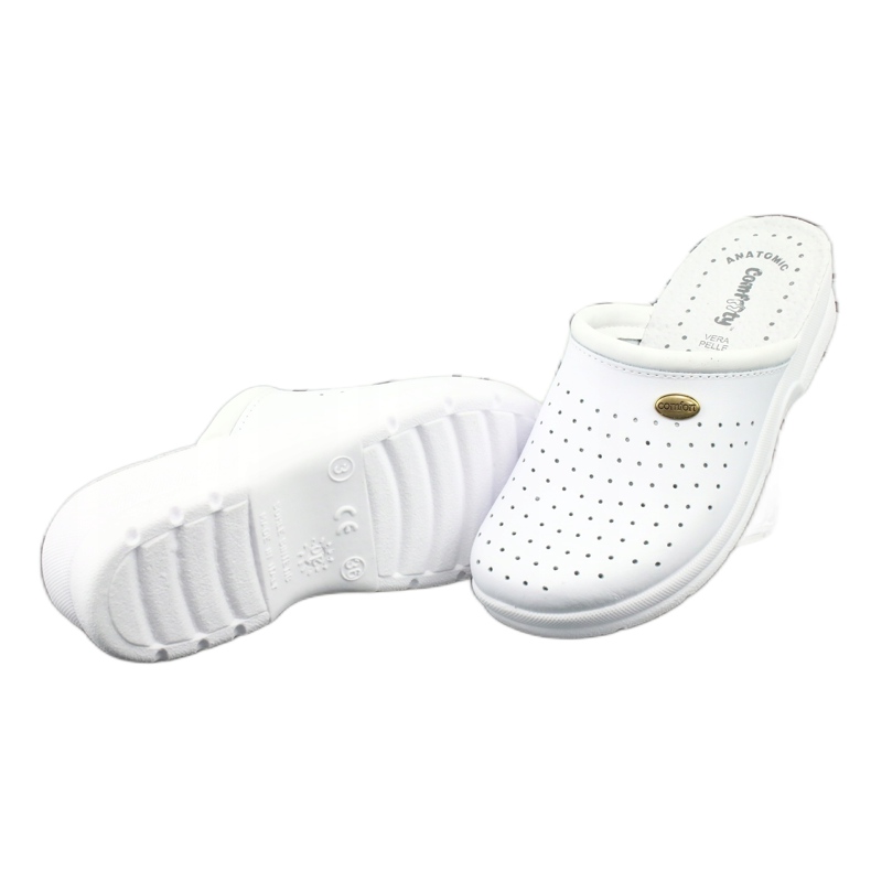 Medical white slippers Comfooty Alessia 3