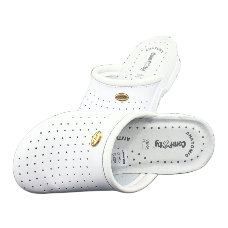 Medical white slippers Comfooty Alessia 4