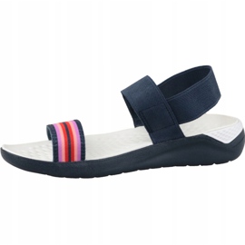 Crocs LiteRide Sandal W 205106-97W navy blue sandals pink 1