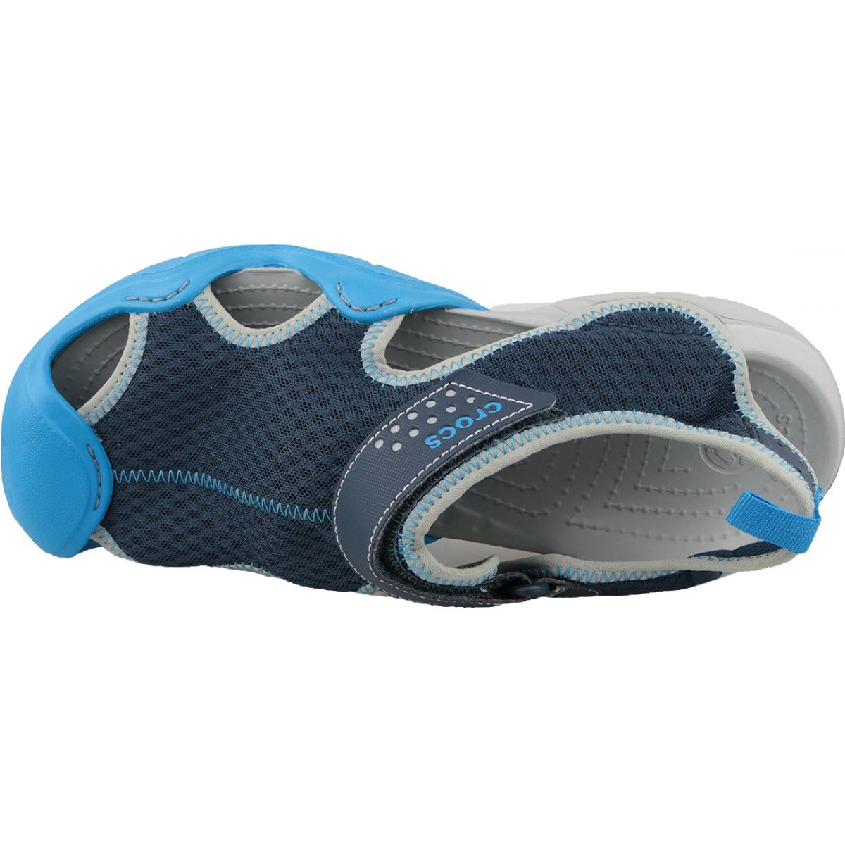 Crocs Swiftwater U 15041 49T sandals navy blue blue KeeShoes