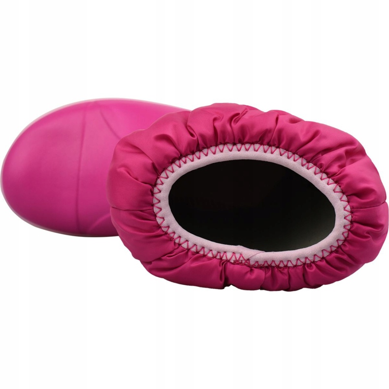 Crocs Winter Puff Boot Jr 14613-6X0 black pink 2