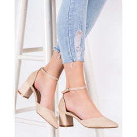 SHELOVET Classic Pumps With Buckle brown 1