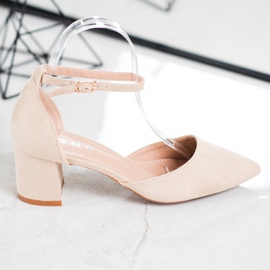 SHELOVET Classic Pumps With Buckle brown 2