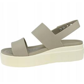 Crocs Brooklyn Low Wedge 206453-15W brown 1