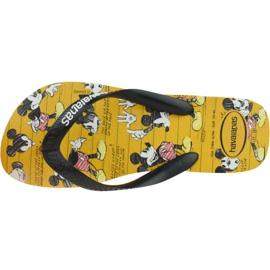Havaianas Disney Stylish 4123500-3624 flip-flops black yellow 2