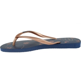 Havaianas Slim Nautial 4137125-1754 flip-flops purple navy blue 1