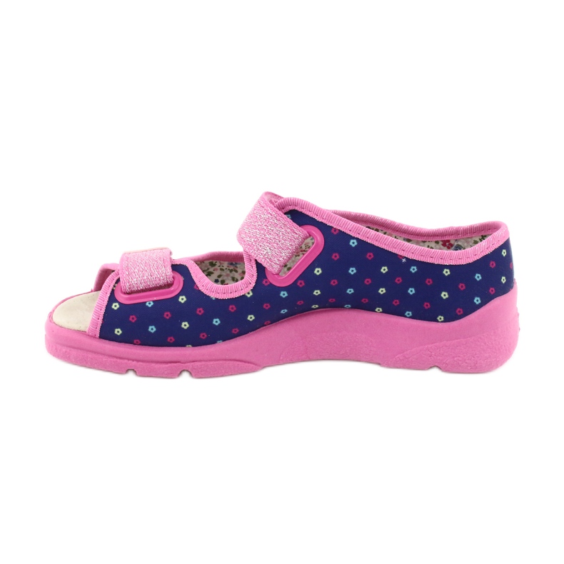 Befado children's shoes 869Y137 navy blue pink 2