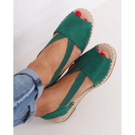 Green espadrilles for women 0M815 Green 2