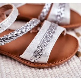 FRROCK Children's Silver Kremo Sandals grey 3