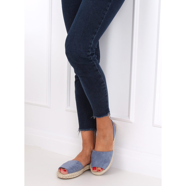 Blue 99-26A Blue espadrilles 2