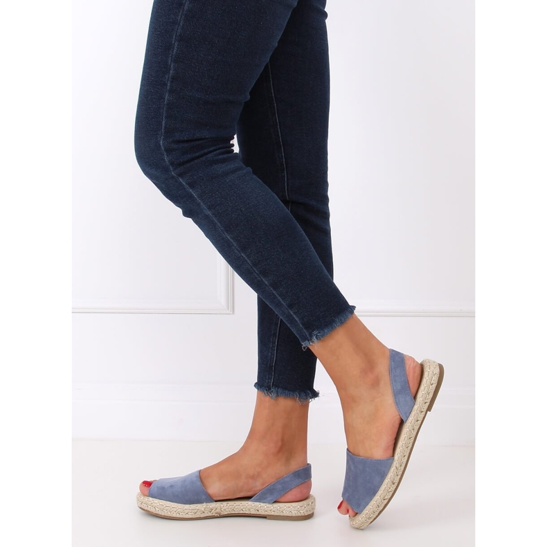 Blue 99-26A Blue espadrilles 1