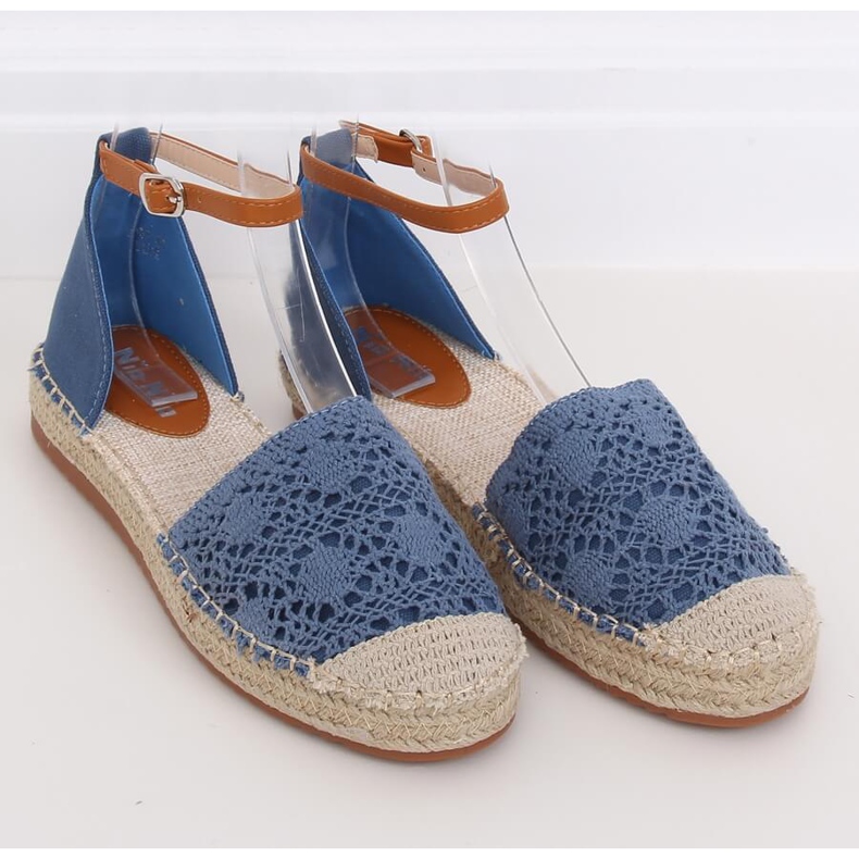 Espadrilles cut blue 3035 Blue 1 Espadrilles cut blue 3035 Blue 1