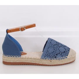 Espadrilles cut blue 3035 Blue 2 Espadrilles cut blue 3035 Blue 2