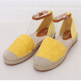 Espadrilles cut honey 3035 Yellow 1