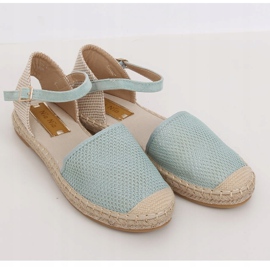 Mint women's espadrilles MB-64119 Green 1