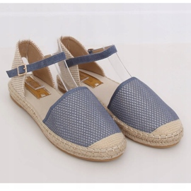 Blue women's espadrilles MB-64119 Blue 1