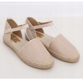 Beige beige espadrilles MB-64119 1