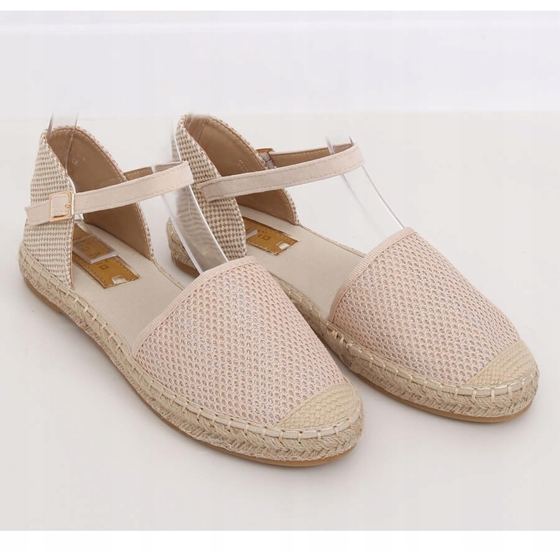 Beige beige espadrilles MB-64119 1 Beige beige espadrilles MB-64119 1