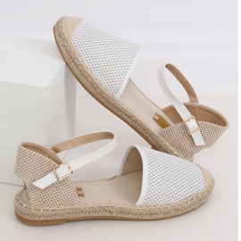 White women's espadrilles MB-64119 White 1