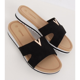Black women's black slippers G-5035 Black 1 Black women's black slippers G-5035 Black 1