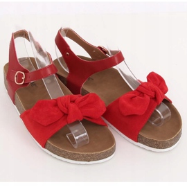 Red women's sandals TL8-2 Red 1