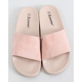 Simple beige slippers CK98 Beige II Quality 1