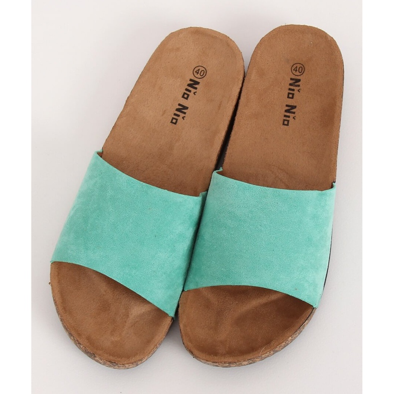 Mint PA-354 Green cork soles 1