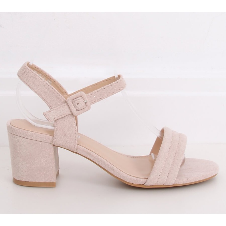 Beige high-heeled sandals 99-61A Beige 2