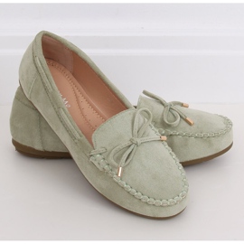 Women's aquamarine loafers LL97 Green 2