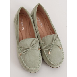 Women's aquamarine loafers LL97 Green 1