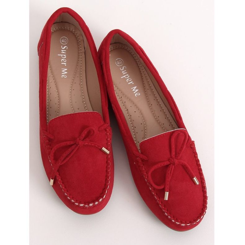 Red Women's loafers LL97 Red 1