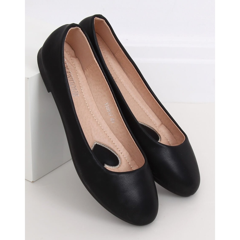 Black women's ballerinas YSD817 Black 1