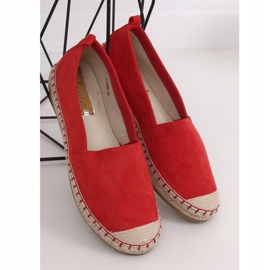 Red women's espadrilles L-1068 Red 1