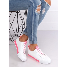 White CC-17 Fushia women's sneakers pink 2