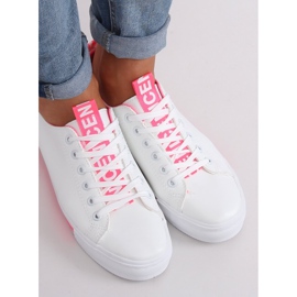 White CC-17 Fushia women's sneakers pink 1