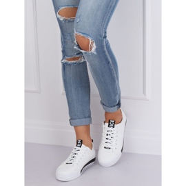 White women's sneakers CC-17 Black 1