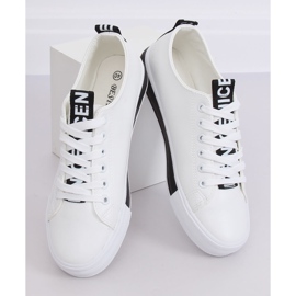 White women's sneakers CC-17 Black 2