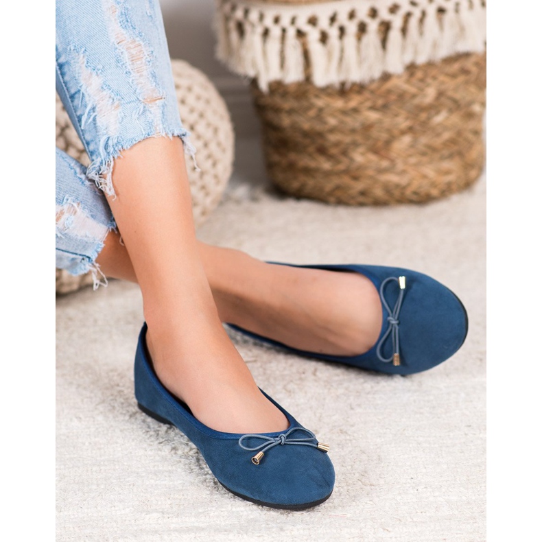 SHELOVET Casual Ballerinas blue 1