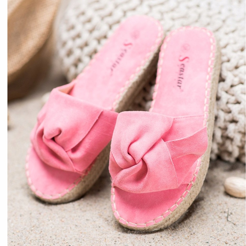 Seastar Suede Espadrilles pink 1