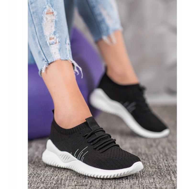 MCKEYLOR openwork shoes black 1