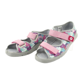 Befado children's shoes 969X149 pink grey multicolored 3