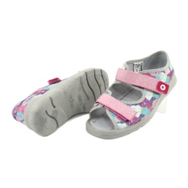 Befado children's shoes 969X149 pink grey multicolored 4